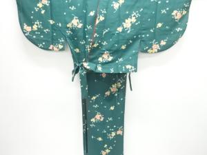 花模様二部式小紋着物